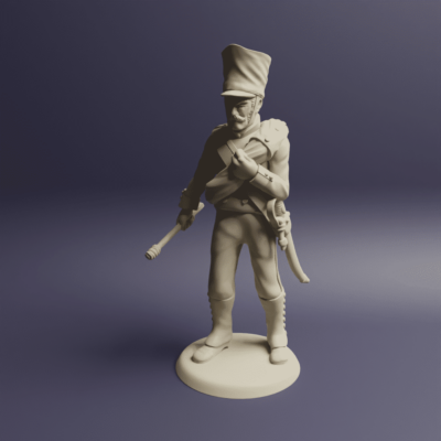 Prussian Foot Artillery with covered shako 4