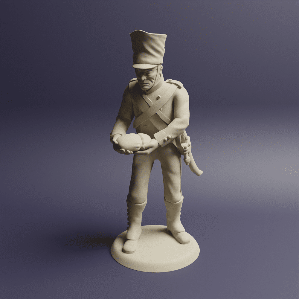 Prussian Foot Artillery with covered shako 5