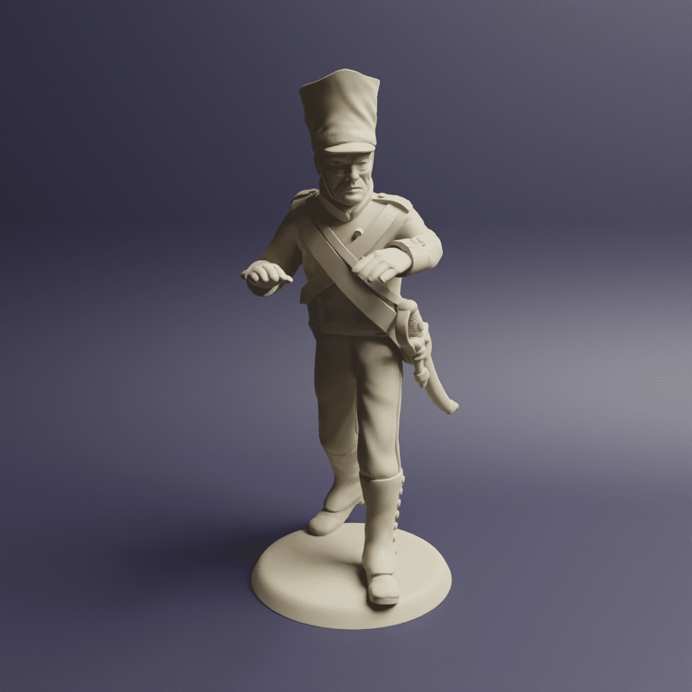 Prussian Foot Artillery with covered shako 7