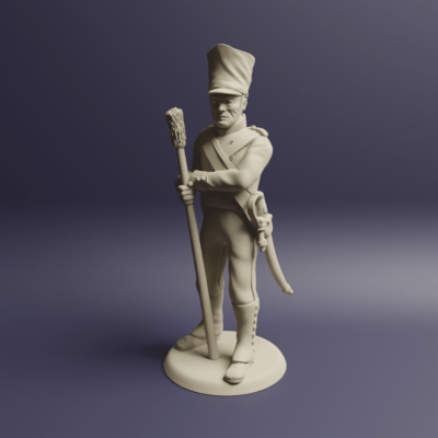 Prussian Foot Artillery with covered shako 9