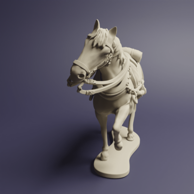 Prussian artillery Horses 1