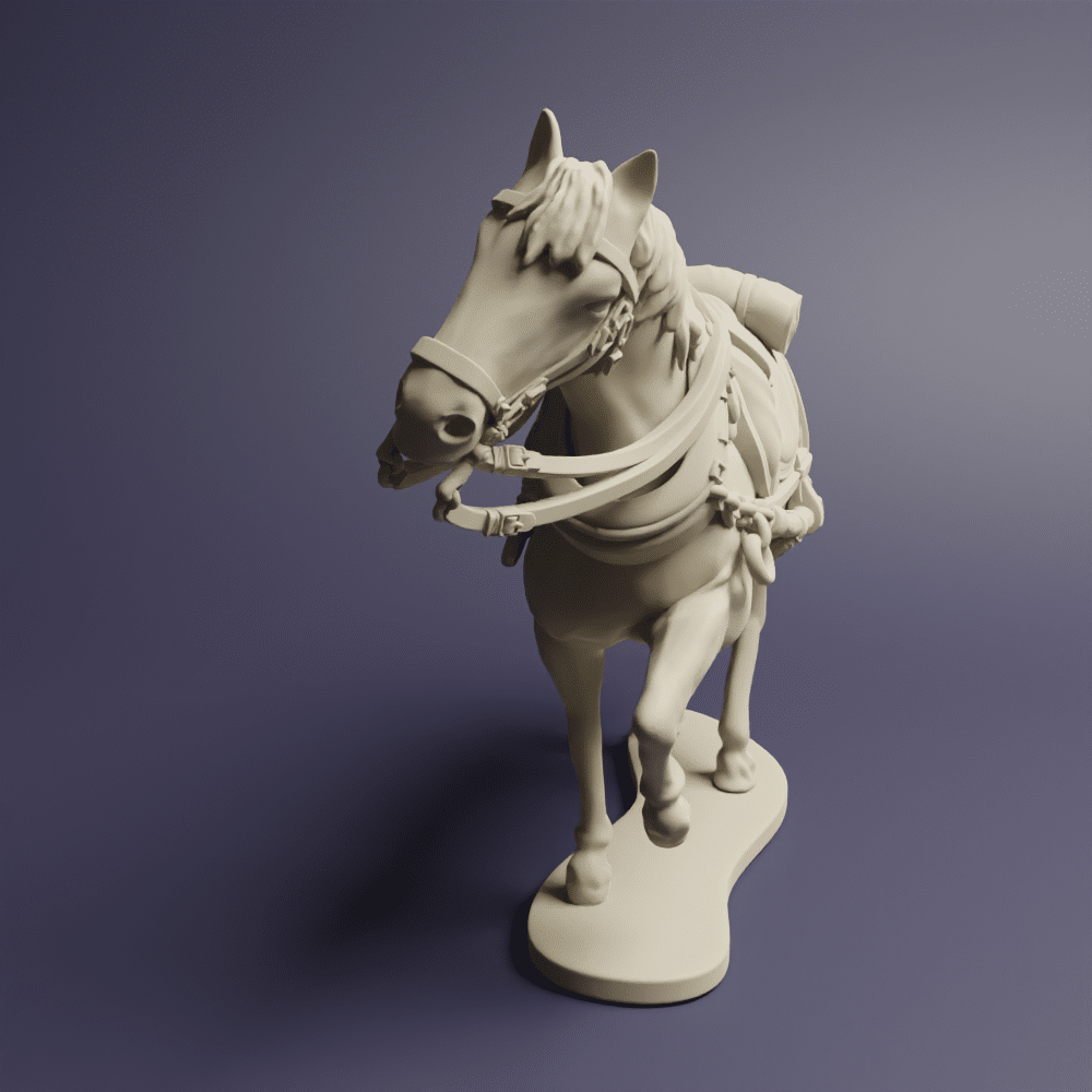 Prussian artillery Horses 1