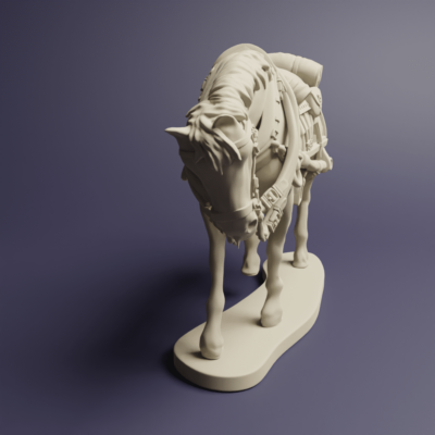 Prussian artillery Horses 4