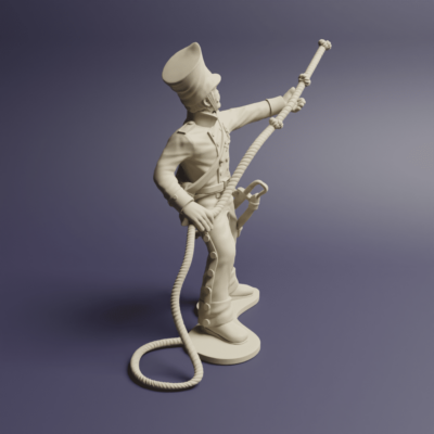 Prussian artillery Pulley Scene 6