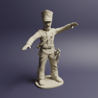 Prussian artillery Pulley Scene 8