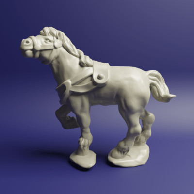 Sea People chariot horse 2