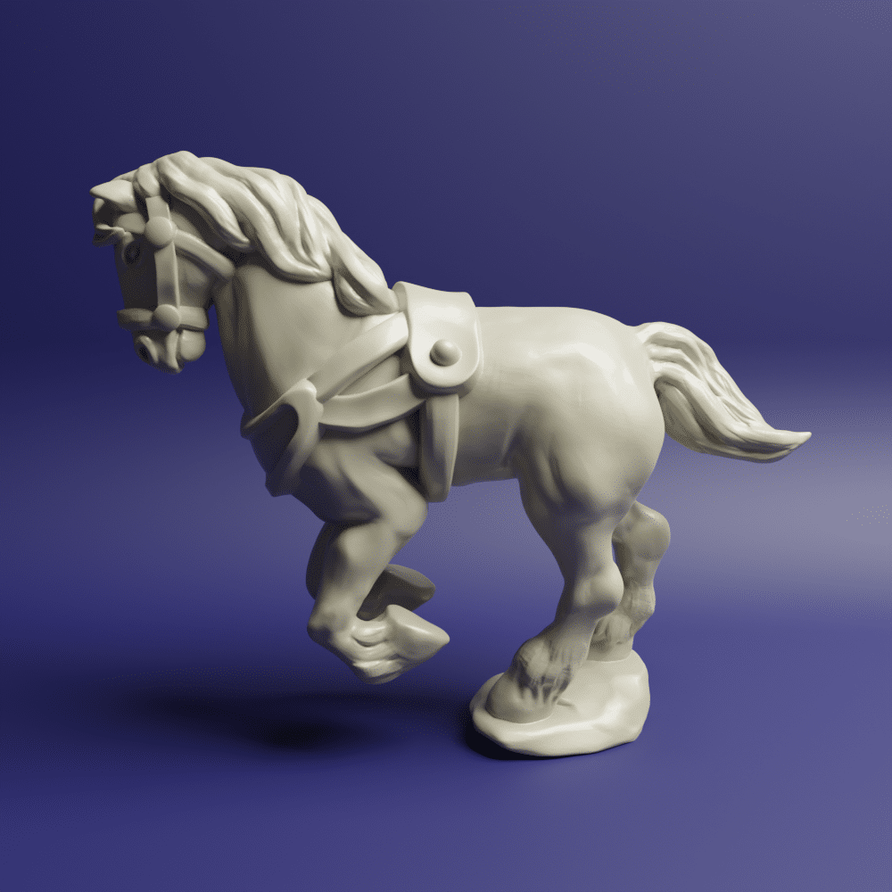 Sea People chariot horse 4