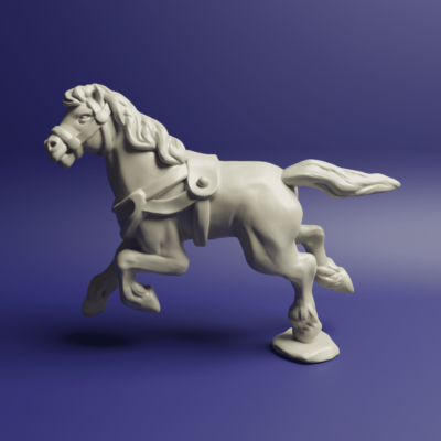 Sea People chariot horse 5