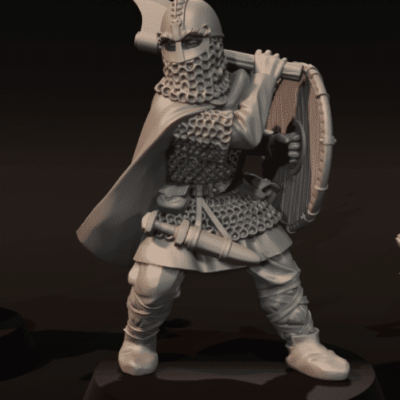 Vendel Era Warrior with Axe v2