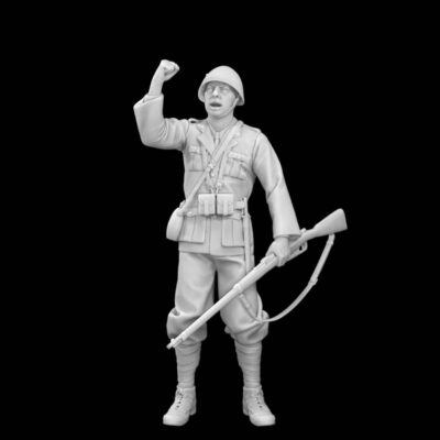 WWII Euphoric Italian Soldier 13