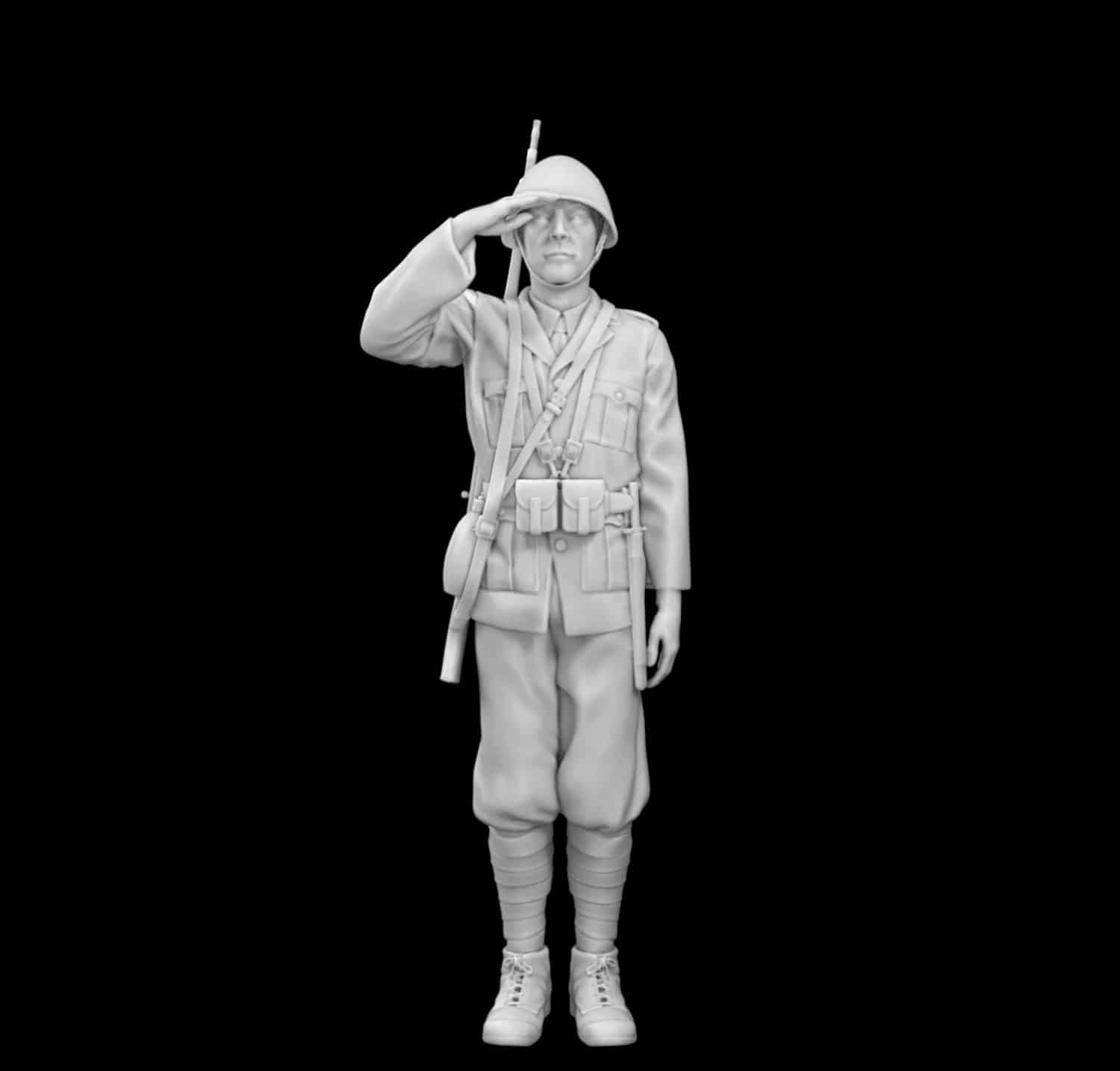 WWII Model Soldier 12