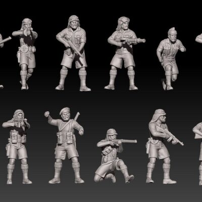 WW2 British SAS LRDG raiders set 2