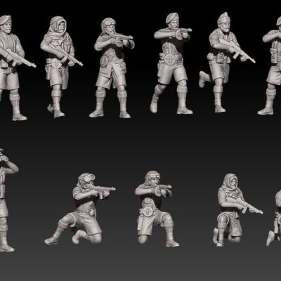 WW2 British SAS LRDG raiders set 1