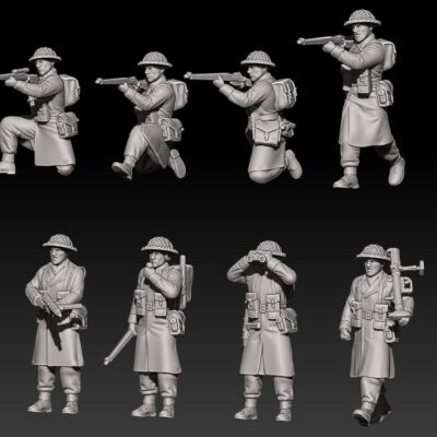 WW2 british infantry late war (winter) set 1