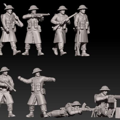 WW2 british infantry late war (winter) set 2