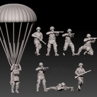 WW2 US Paratroopers set 3