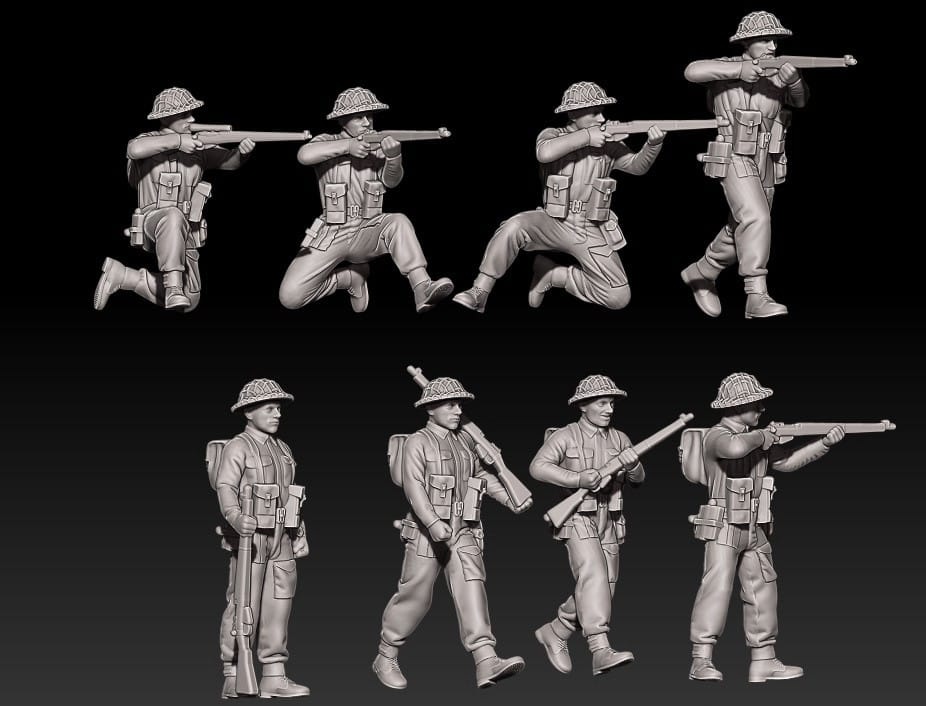 ww2 british infantry late war set 1