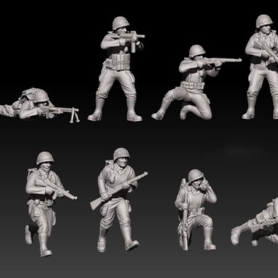 WW2 US Infantry & Rangers set 2