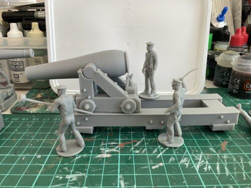 Confederate 10 inch Columbiad on Seacoast carriage photo review