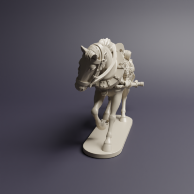 Duchy Of Warsaw Artillery Horse v01