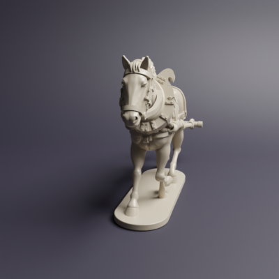 Duchy Of Warsaw Artillery Horse v01 RIGHT