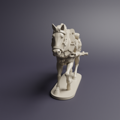 Duchy Of Warsaw Artillery Horse v02