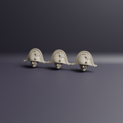 Duchy Of Warsaw Foot Artillery Officers 1807 14 head v04