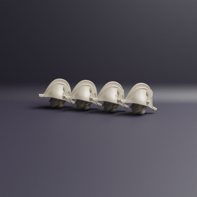 Duchy Of Warsaw Foot Artillery Officers 1807 14 head v05