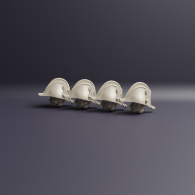 Duchy Of Warsaw Foot Artillery Officers 1807 14 head v06