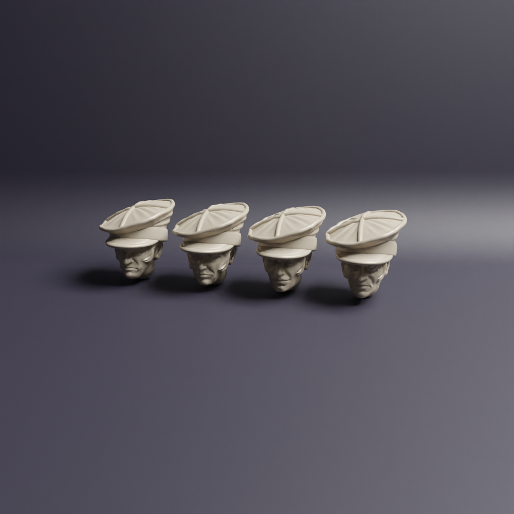 Duchy Of Warsaw Foot and Horse Artillery Officers head v01