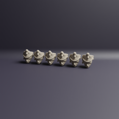 Duchy Of Warsaw Horse Artillery Head 1810 14 v01