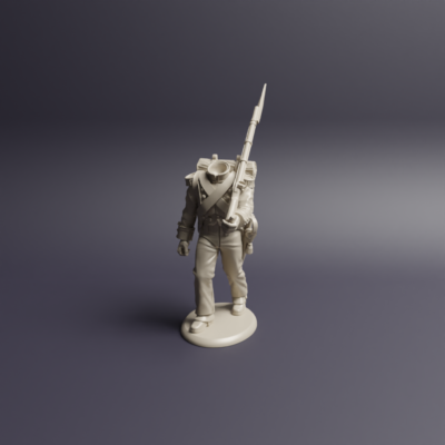 Duchy of Warsaw Foot Artillery Marching 1807 14 V01