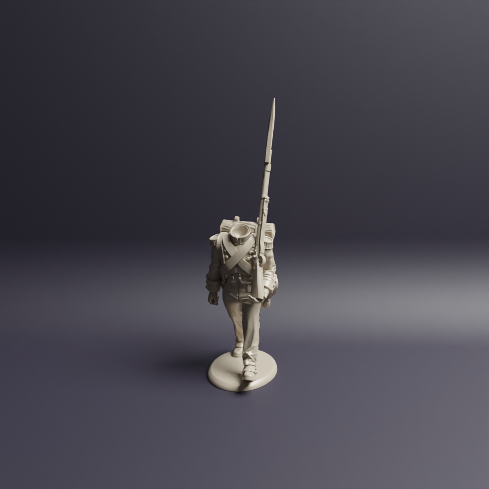 Duchy of Warsaw Foot Artillery Marching 1807 14 V02