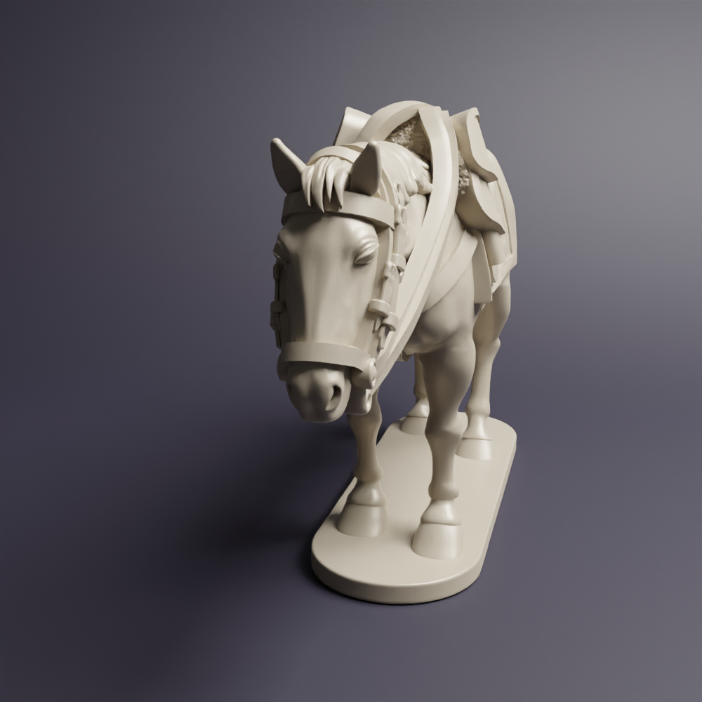 Duchy of Warsaw Foot Artillery Officers Standing Horse V03