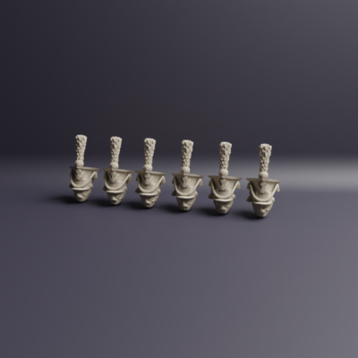 Duchy of Warsaw Regimental Artillery Head 1811 14 V01