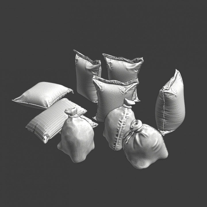 Wargaming props - sacks