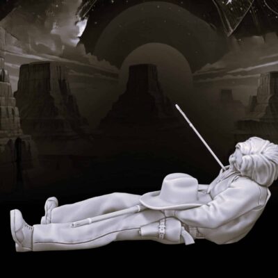 Cowboy Model 5, down by arrow