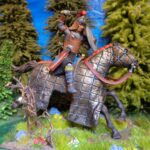 Mongol warrior vs. Crusader knight - vignette - NCM photo review