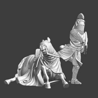 Lake Peipus 1242 - Downed Teutonic Knight - NCM