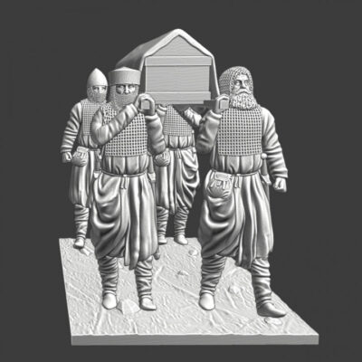 Medieval Funeral Scene Diorama