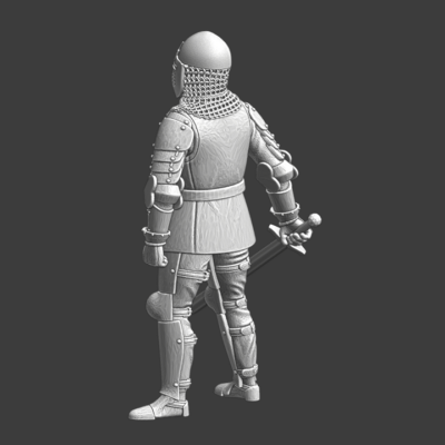 Late Medieval Knight with sword - NCM