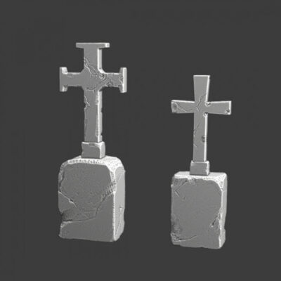 Tombstones - set of 2 for wargaming
