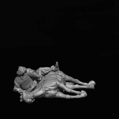 fallen Almohade Berber Cavalaryman