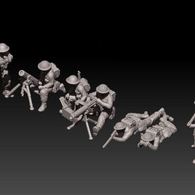 WW2 british support team 7 men