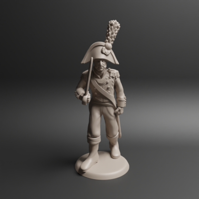 Napoleonic Spanish Bicorn Command 3