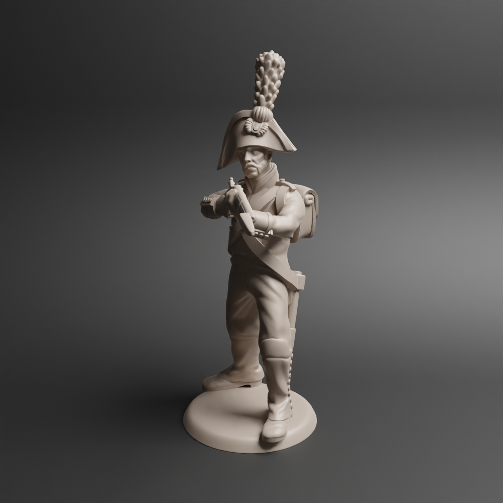 Napoleonic Spanish Bicorn Firing 1