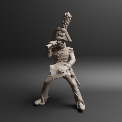 Napoleonic Spanish Officer Spyglass Officer Bicorne