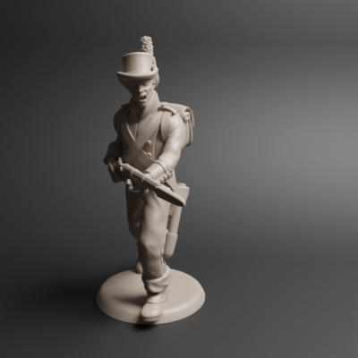 Napoleonic Spanish Round Hats Charging 5