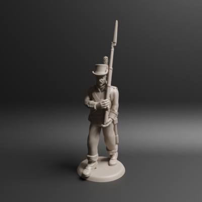 Napoleonic Spanish Round Hats Marching 3