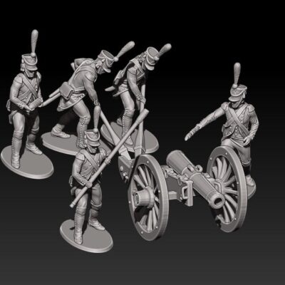 Napoleonic french foot artillery shako